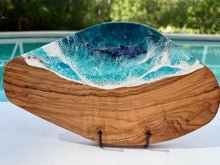 Load image into Gallery viewer, Olivewood Dolphin Charcuterie Board