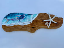 Load image into Gallery viewer, Olivewood Mermaid Charcuterie Board
