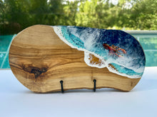 Load image into Gallery viewer, Olivewood Lobster Charcuterie Board