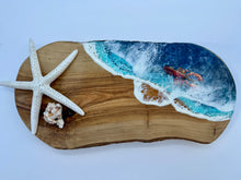 Load image into Gallery viewer, Olivewood Lobster Charcuterie Board