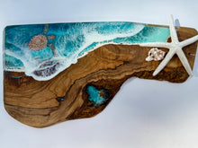 Load image into Gallery viewer, Olivewood Turtle Charcuterie Board
