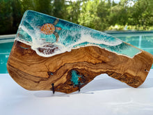 Load image into Gallery viewer, Olivewood Turtle Charcuterie Board