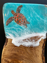 Load image into Gallery viewer, Olivewood Turtle Charcuterie Board
