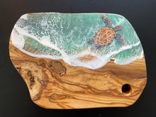 Load image into Gallery viewer, Olivewood Turtle Charcuterie Board
