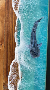 Large Acacia Whale Shark Charcuterie Board