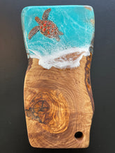 Load image into Gallery viewer, Olivewood Turtle Charcuterie Board
